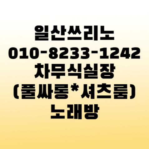 일산 유흥 업소 전경